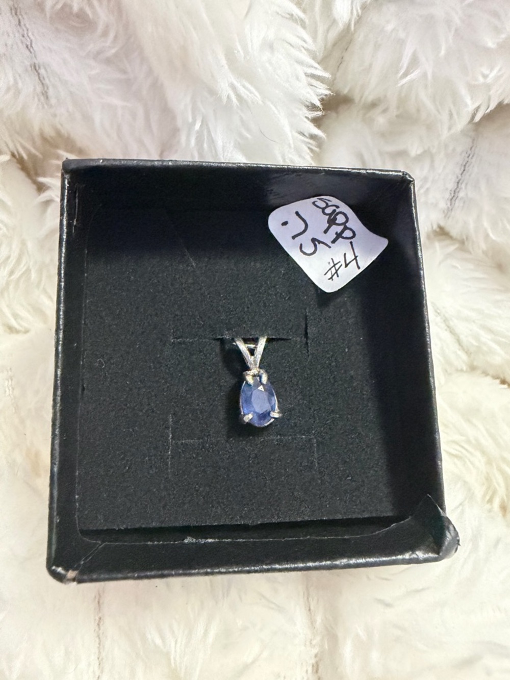 Sapphire Natural Mined Pendant 925